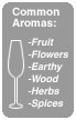 Common aromas of wine